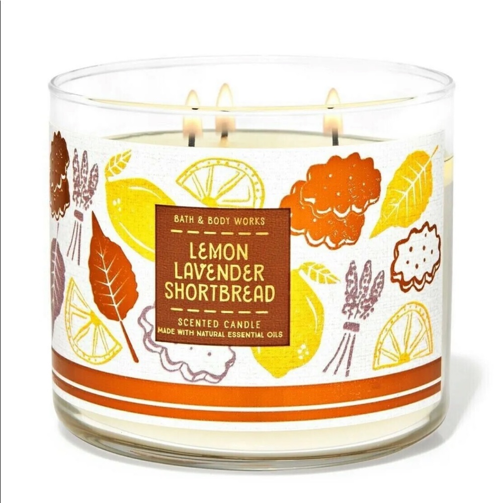 Bath and Body Works Lemon Lavender Shortbread Candle